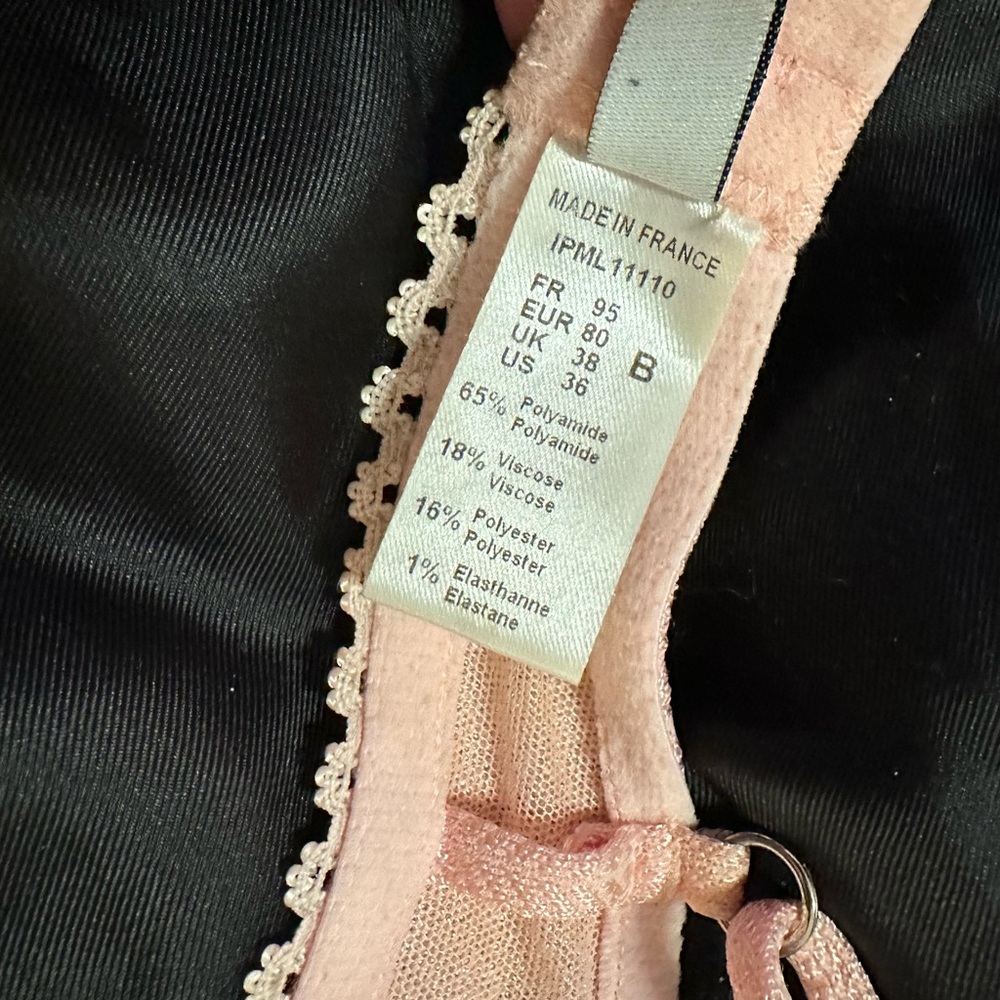 Dior/Galliano Pink Lace Bra Set - Picture 11 of 11